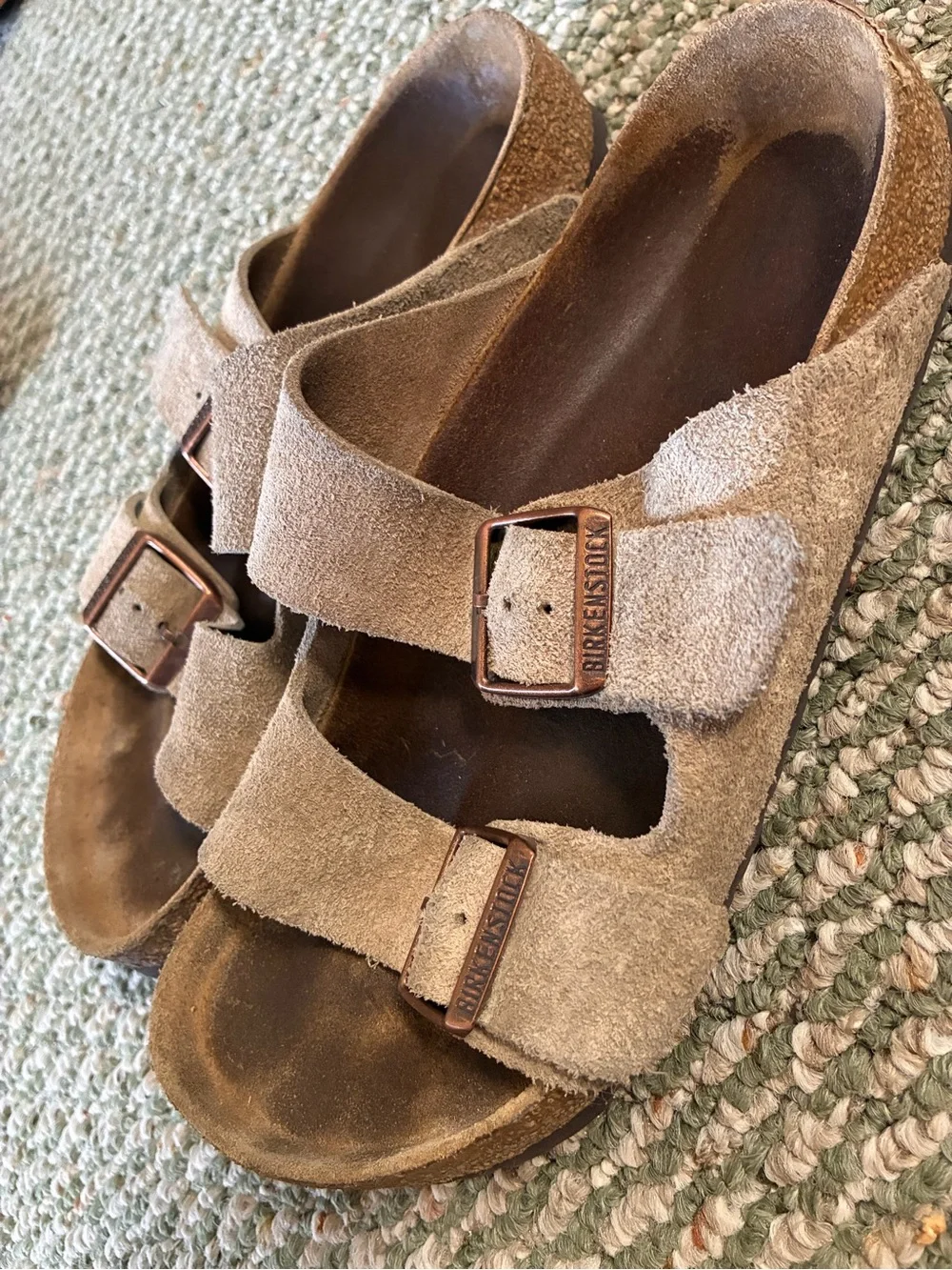 😎 Birkenstocks Arizona taupe suede